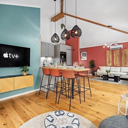 Апартаменты Edler Wohnraum Schwanenteich-Penthouse Mit Garage, Grill, Kaffeevollautomat, Klima, Lift & Terrasse Цвиккау Экстерьер фото